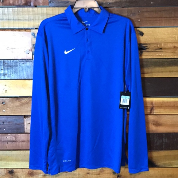 Nike Other - Nike Long Sleeve Dri-Fit Polo